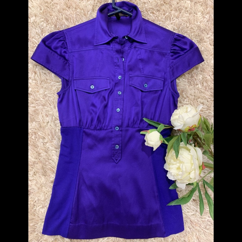 BCBG silk shirt